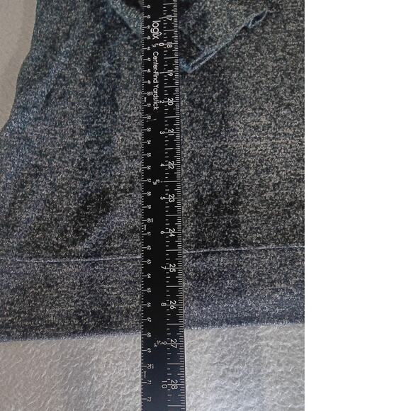 Soft Surrounding Gray Knit Hood Tunic Top Small Cozy Lightweight Lounge Pullover - Picture 3 of 9